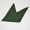 wool triangle scarf | moss green