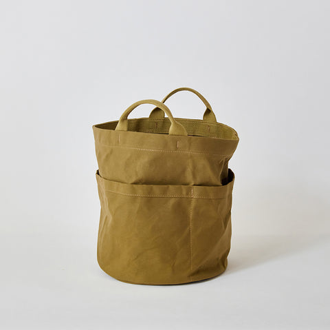 francli canvas bucket bag | tan