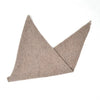wool triangle scarf | mushroom