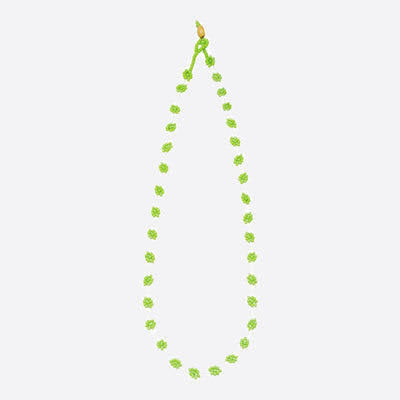emily levine| lime flower string necklace