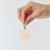 smiley daisy keyring
