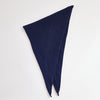 wool triangle scarf | navy