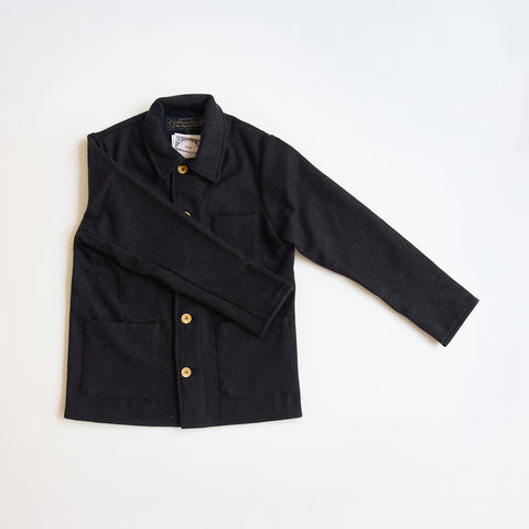 le laboureur wool jacket | noire
