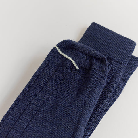 francie tip toe knee socks | saphire