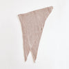 wool triangle scarf | mushroom
