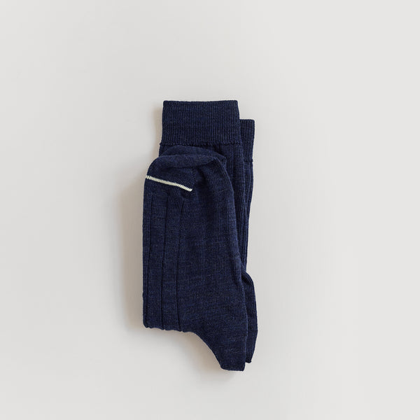 francie tip toe crew socks | saphire