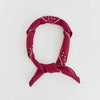 handkerchief bandana | burgundy