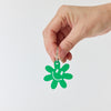 smiley daisy keyring