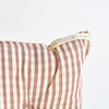 tensira square chair cushion | brown gingham