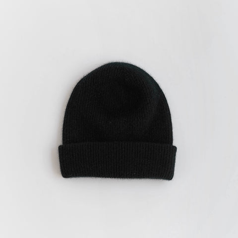 francie hinoki beanie hat | black