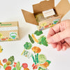 vegetable market sticker box