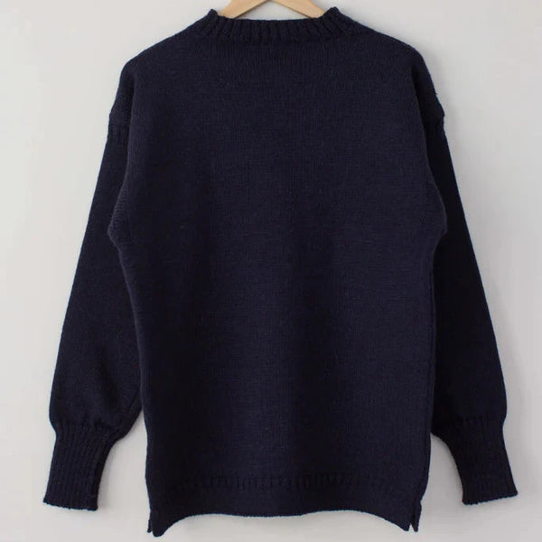 le tricoteur traditional guernsey  | navy blue