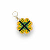 keyring flower press | greens & yellows
