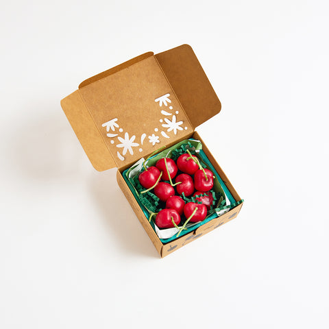 beeswax cherry birthday candles | 10 pack
