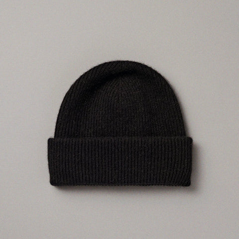 francie hinoki beanie hat | black
