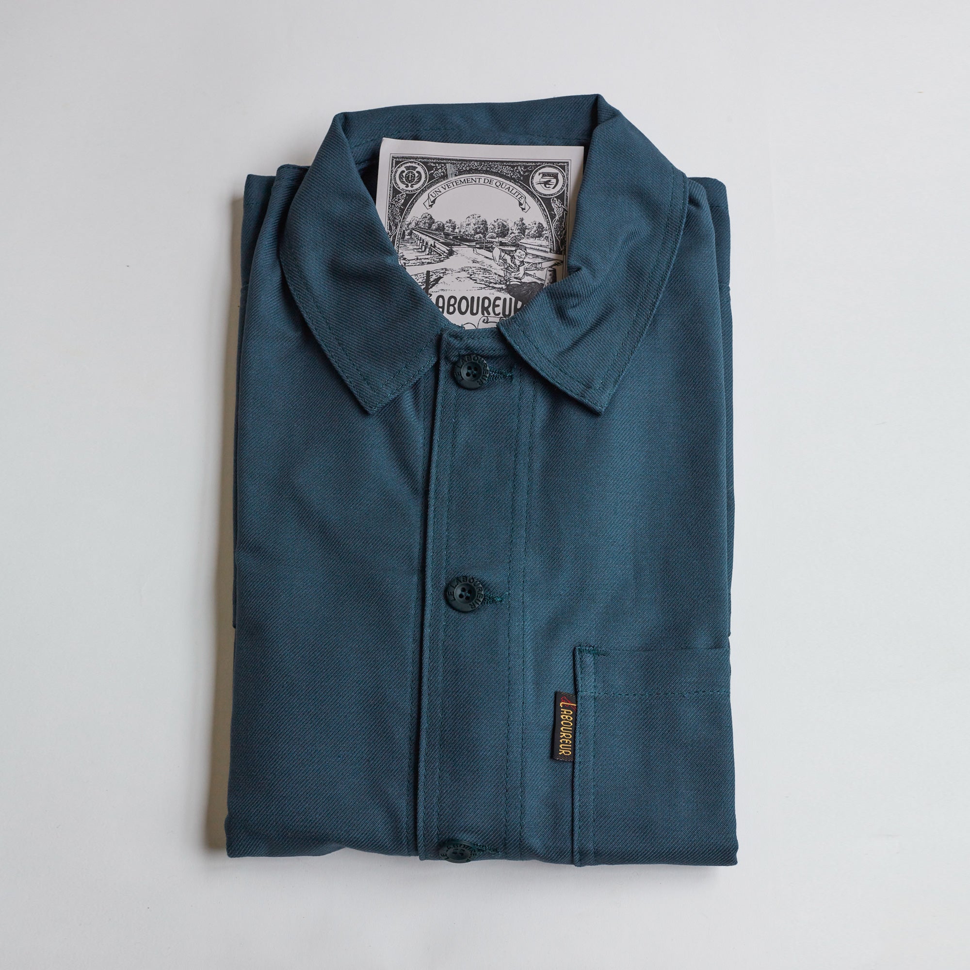 le laboureur french workers jacket | forest green – Garden Objects