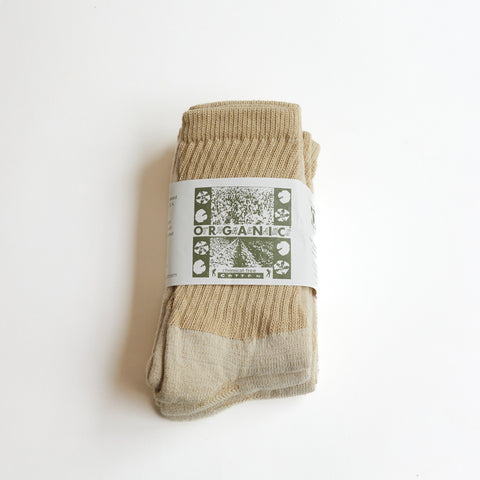 organic socks 3 pack | green regular crew