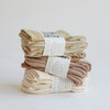 organic socks 3 pack | brown regular crew