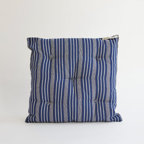 tensira chair cushion | blue stripe