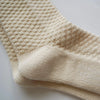 wool cotton boot socks | ivory