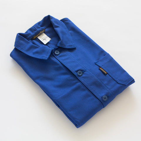 le laboureur french workers jacket | bugatti blue