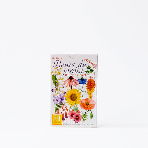 fleurs du jardin playing cards