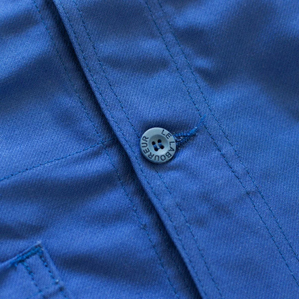 le laboureur french workers jacket | bugatti blue – Garden Objects