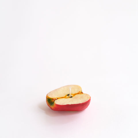 italian fruit candle | apple half