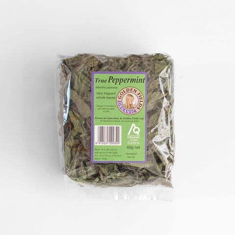 organic peppermint tea