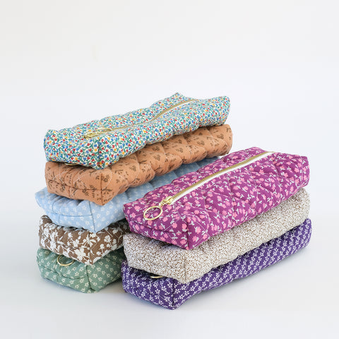 quilted pencil case