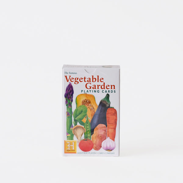 vegetable garden playing cards